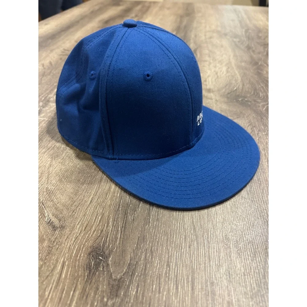 Otto Monte Vista Elementary Youth Baseball Cap Royal Blue Flat Brim Hat 145-1044